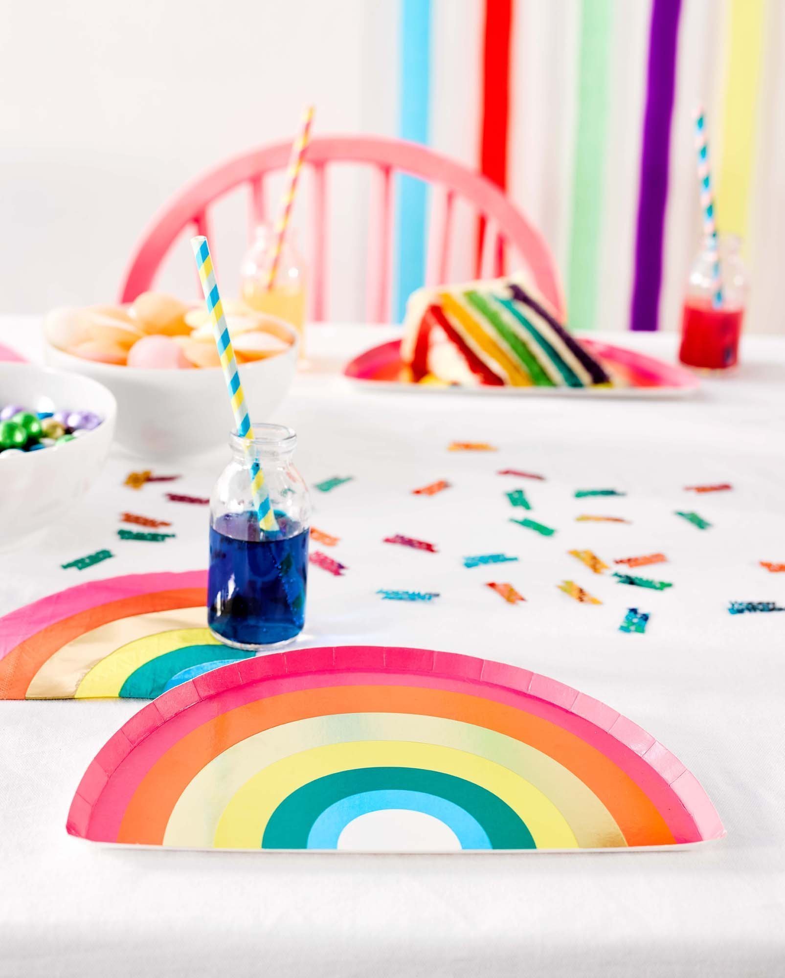 Confettis De Table Happy Birthday Multicolores Les Bambetises